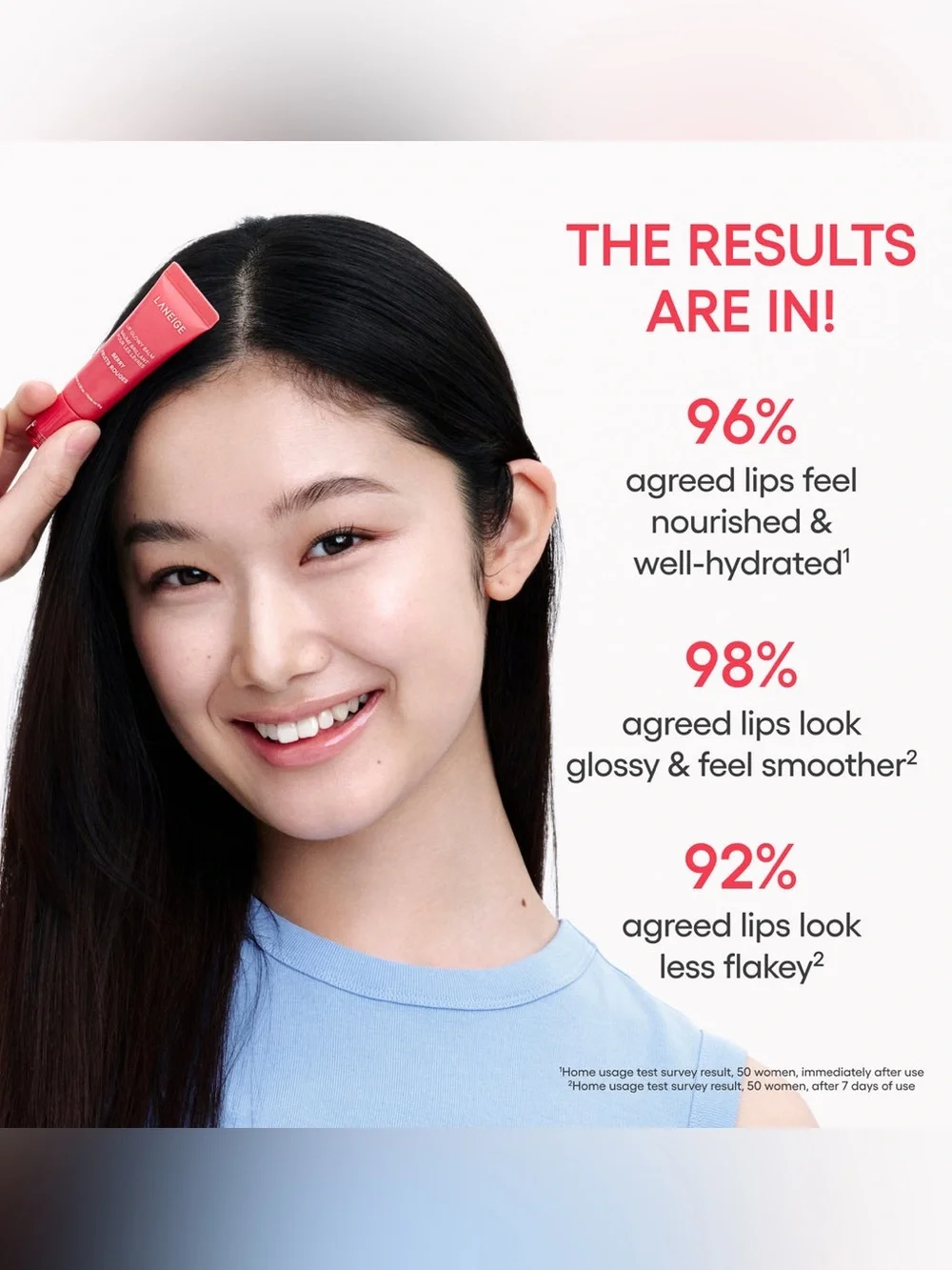 LANEIGE Lip Glowy Balm in BLUEBERRY! K-Beauty Obsession! F/S 0.35 Oz NEW IN BOX!